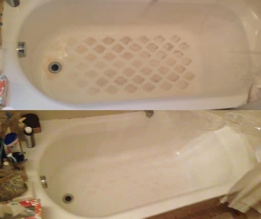 Cost effective ROG cleaner for your bathtub.