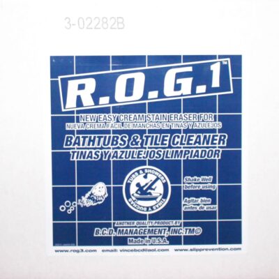 ROG1 bulk case labeled for twelve 40-ounce white cream bottles