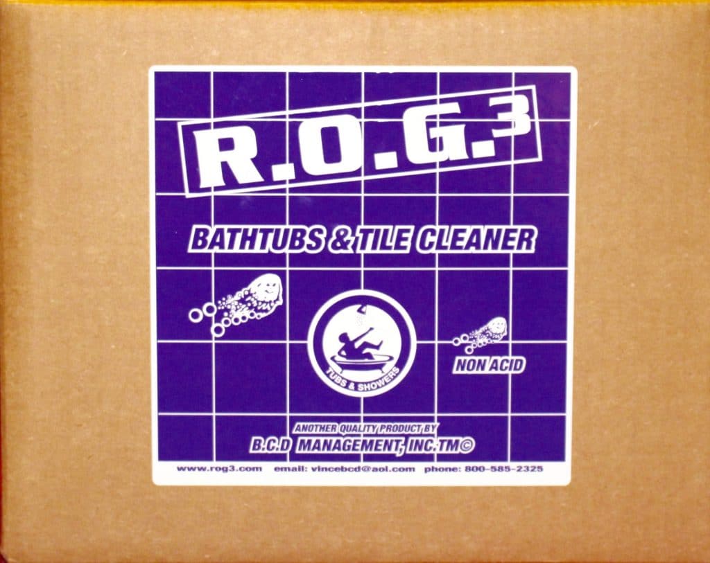 Rog Cleaner Fiberglass, Acrylic & Porcelain Tub Cleaner Kit | ROG3
